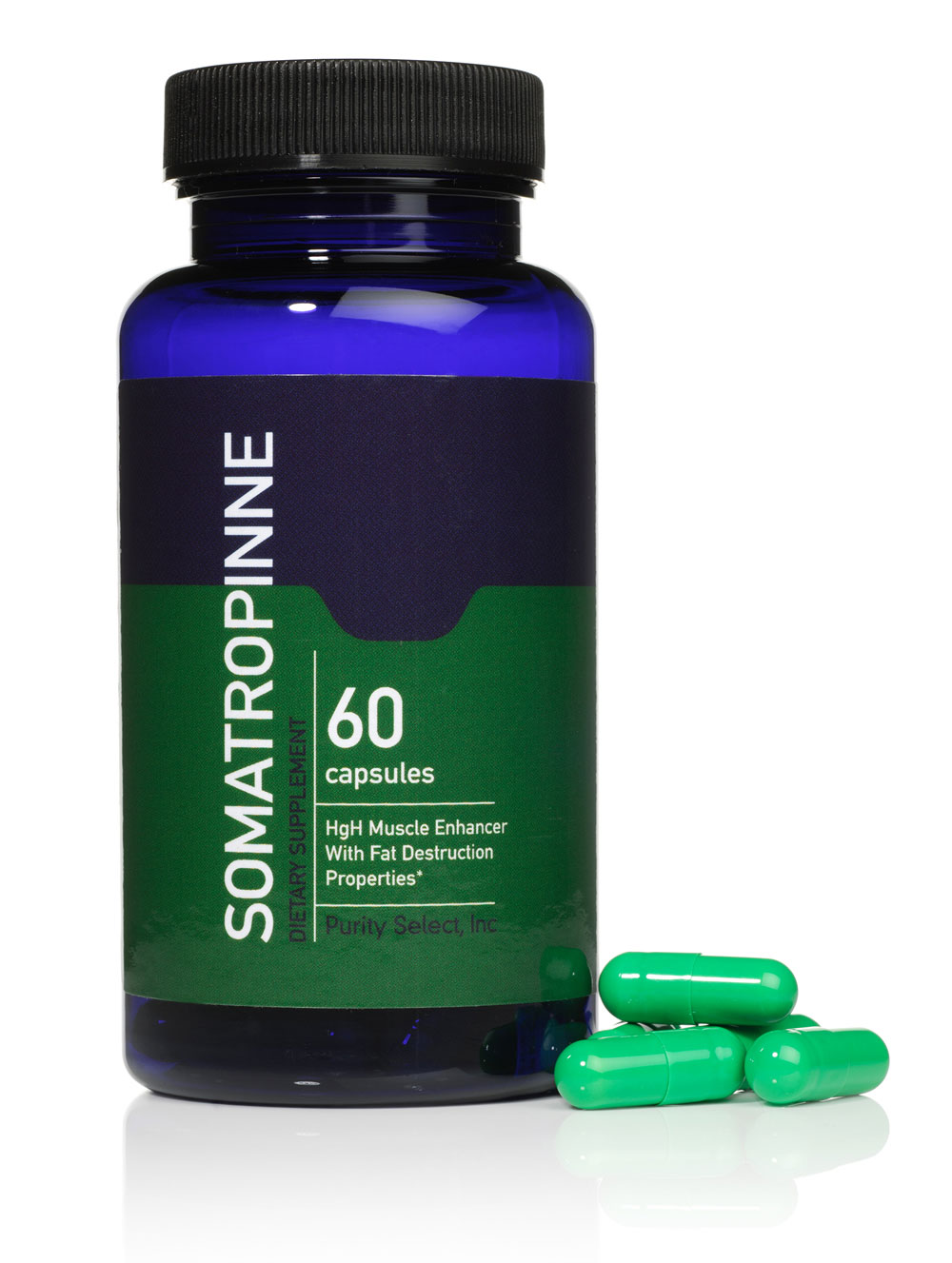 Somatropinne HGH Review a Bottle with Pills
